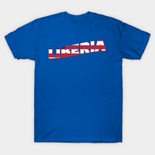 Liberia Vintage style retro souvenir T-Shirt